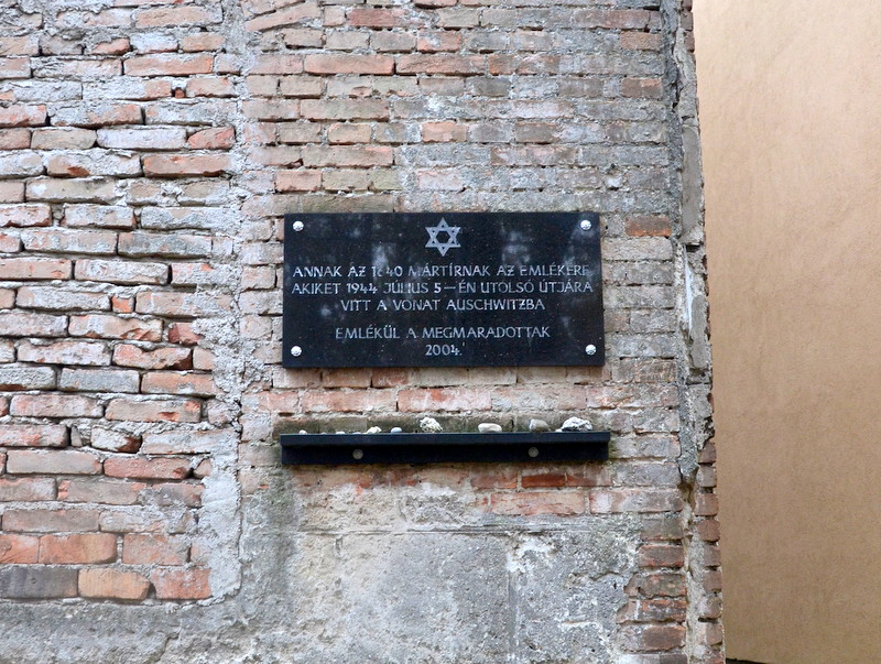 Gedenktafel Synagoge Sopron