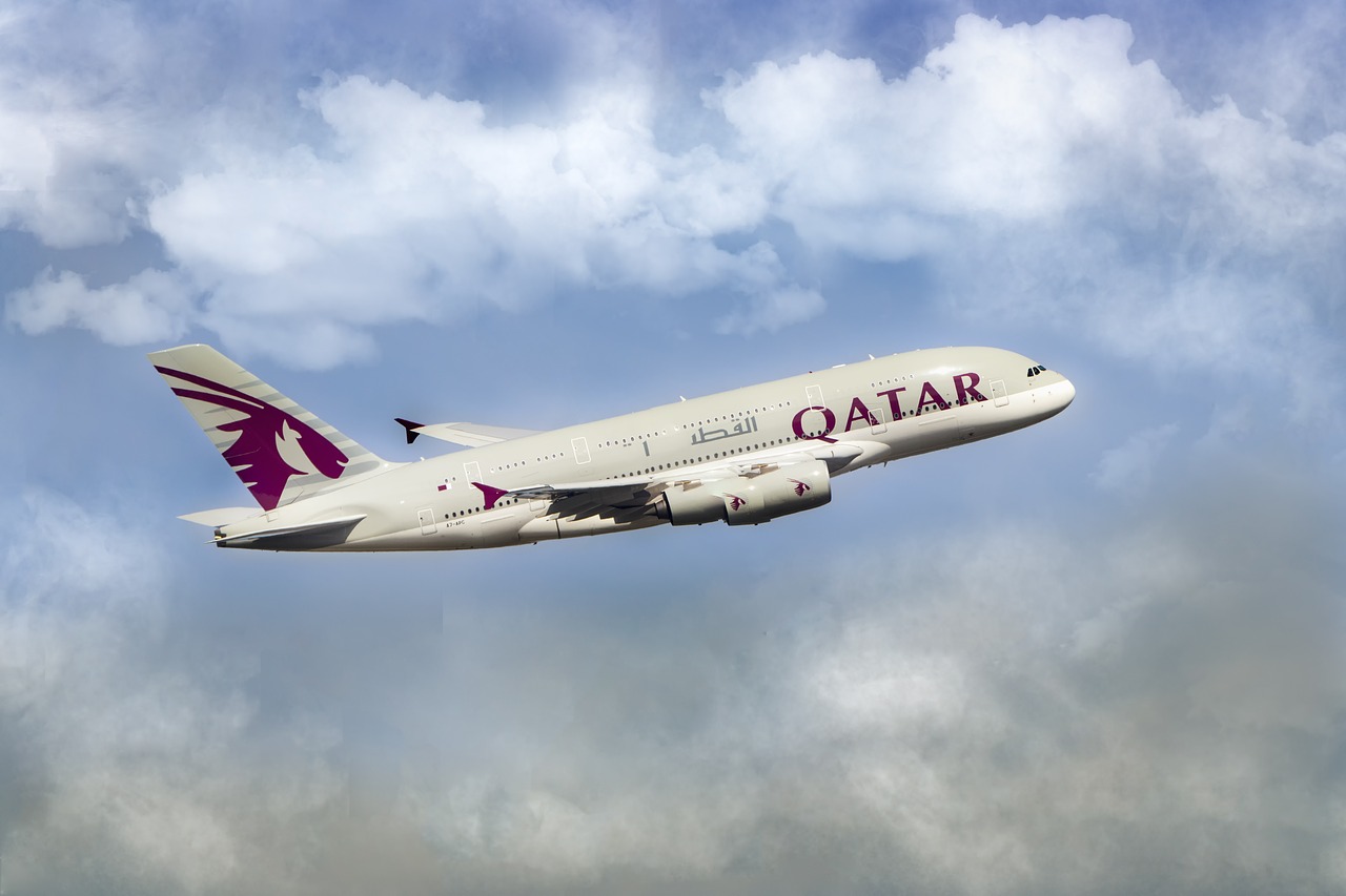 Flugzeug Qatar Airways