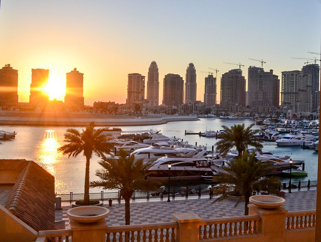 Sonnenuntergang in Doha