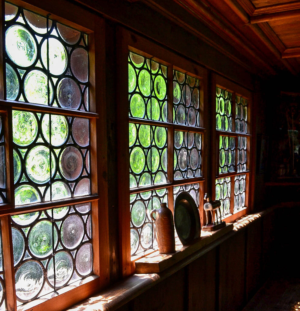 Fenster in einem Bauernhaus