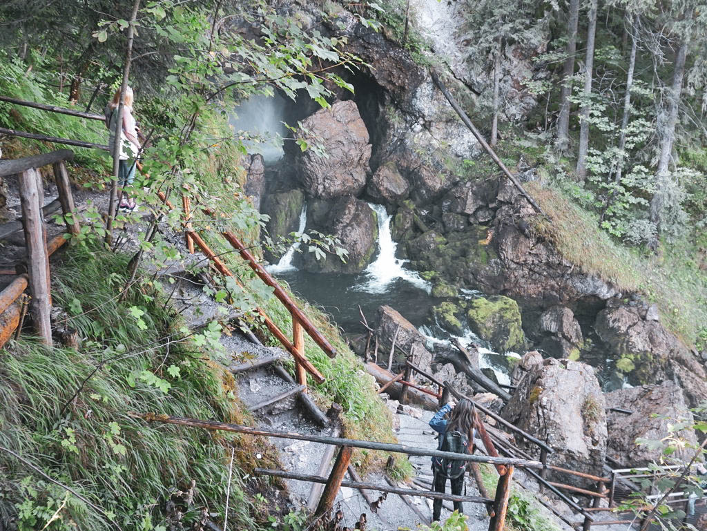 Stiege zum Gollinger Wasserfall