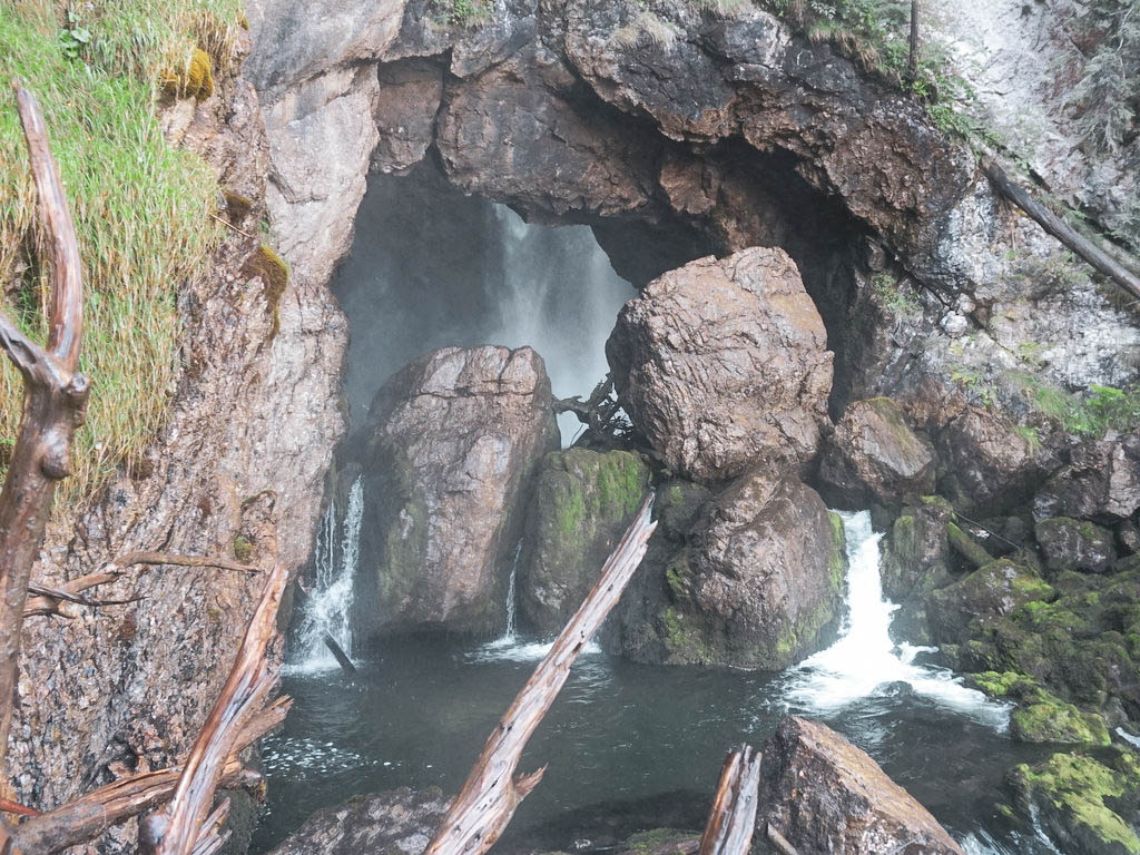 Durchtritt Gollinger Wasserfall