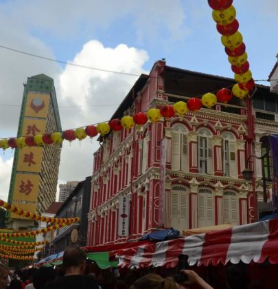 Chinatown Wet Market  in der Löwenstadt Singapur