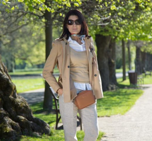 Fashion on Tour; Beige in Hellbrunn