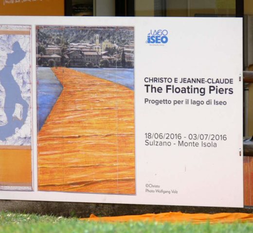 Meine Mama wandelte übers Wasser; The Floating Piers am Iseosee