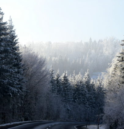 Weihnachten 2016; driving to the Enkelprinz