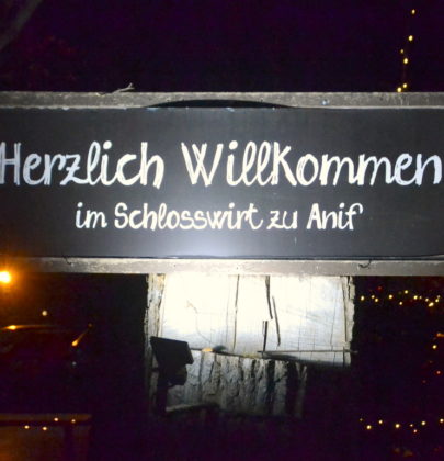 Silvester 2016 im Schlosswirt in Anif; ein Geschenk meiner Leserschaft