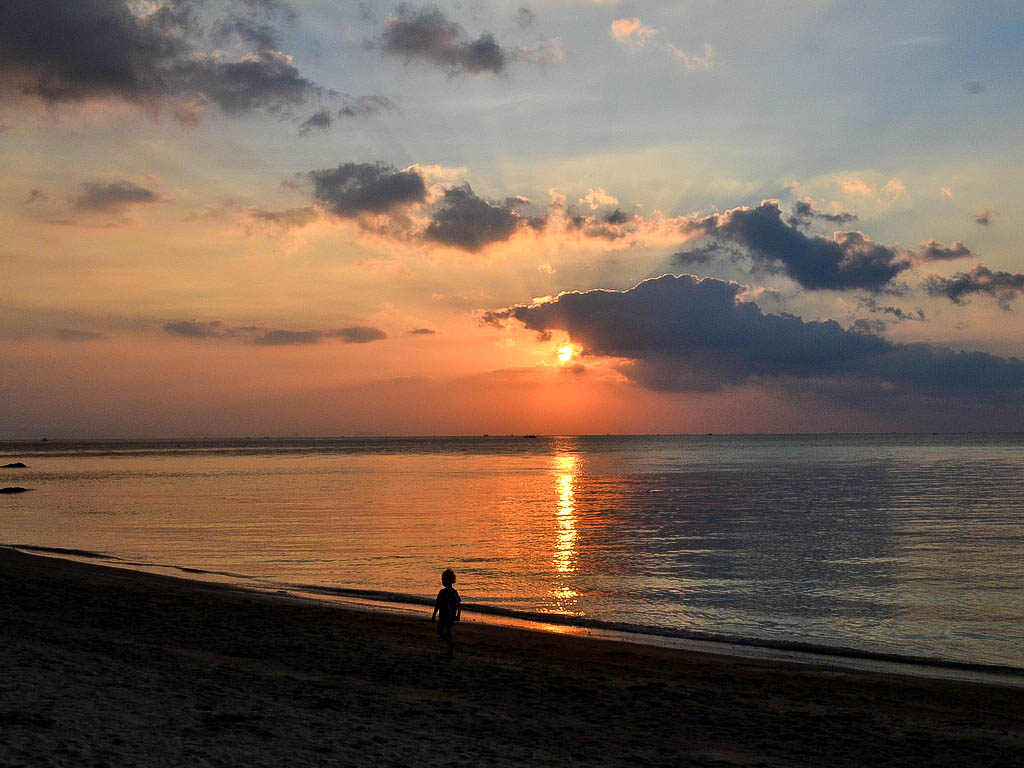 Sonnenuntergang auf Koh Phangan