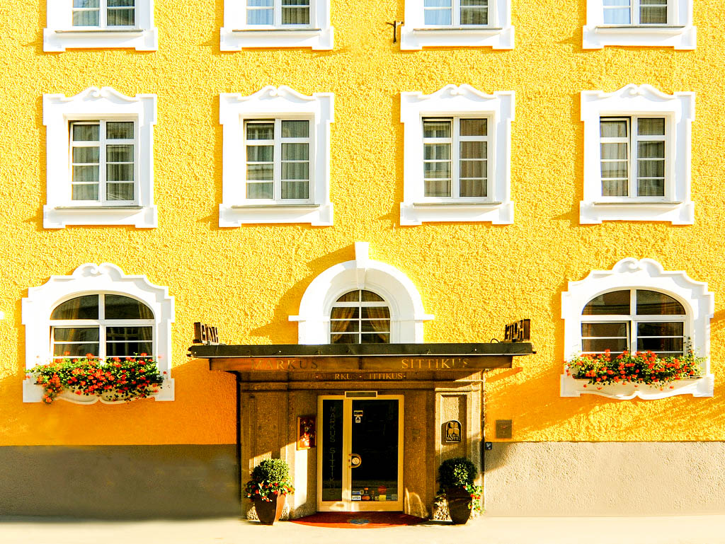 Hottelfassade Markus Sittikus