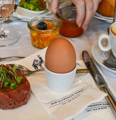 Frühstück in Wien; Zum Schwarzen Kameel im ersten Bezirk
