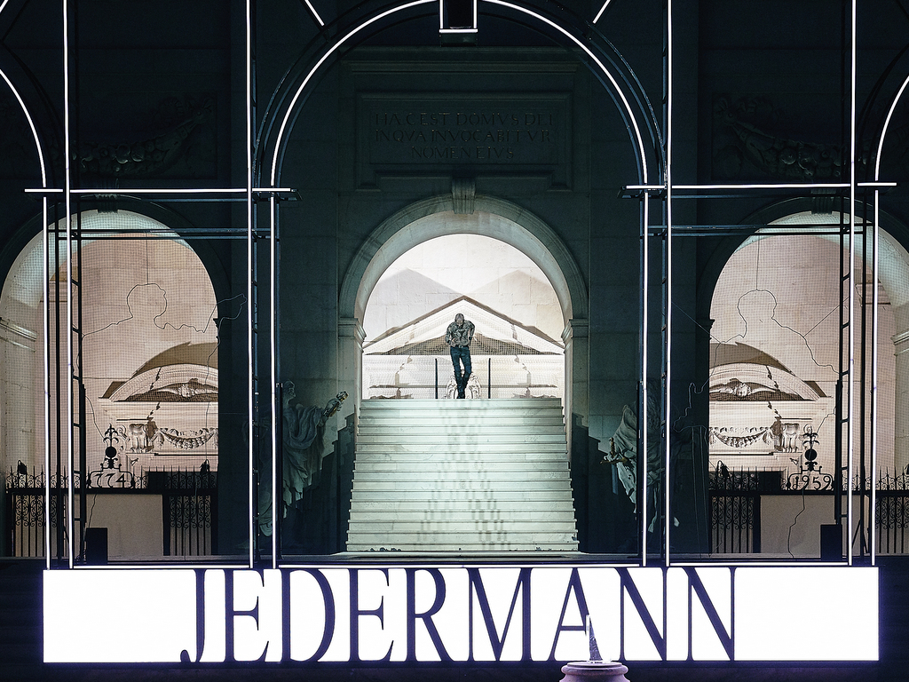 Jedermann bei den Salzburger Festspielen 2018 Tod Peter Lobmeyer