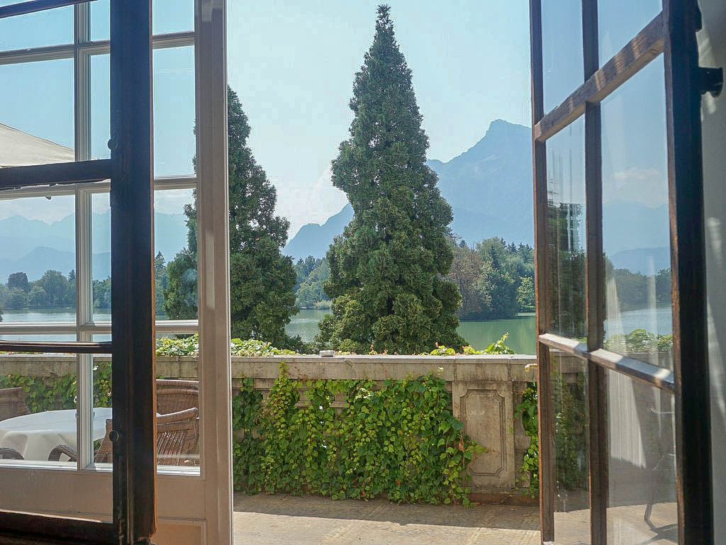 Ausblick aus dem Schloss Leopoldskron