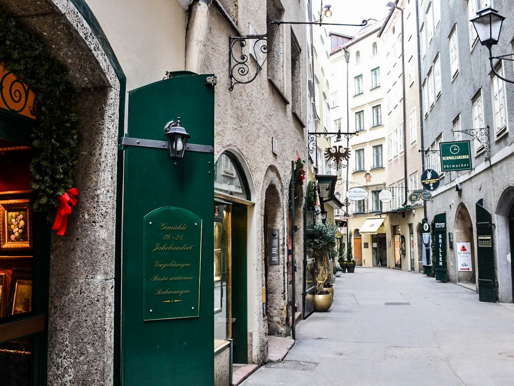 Goldgasse in Salzburg