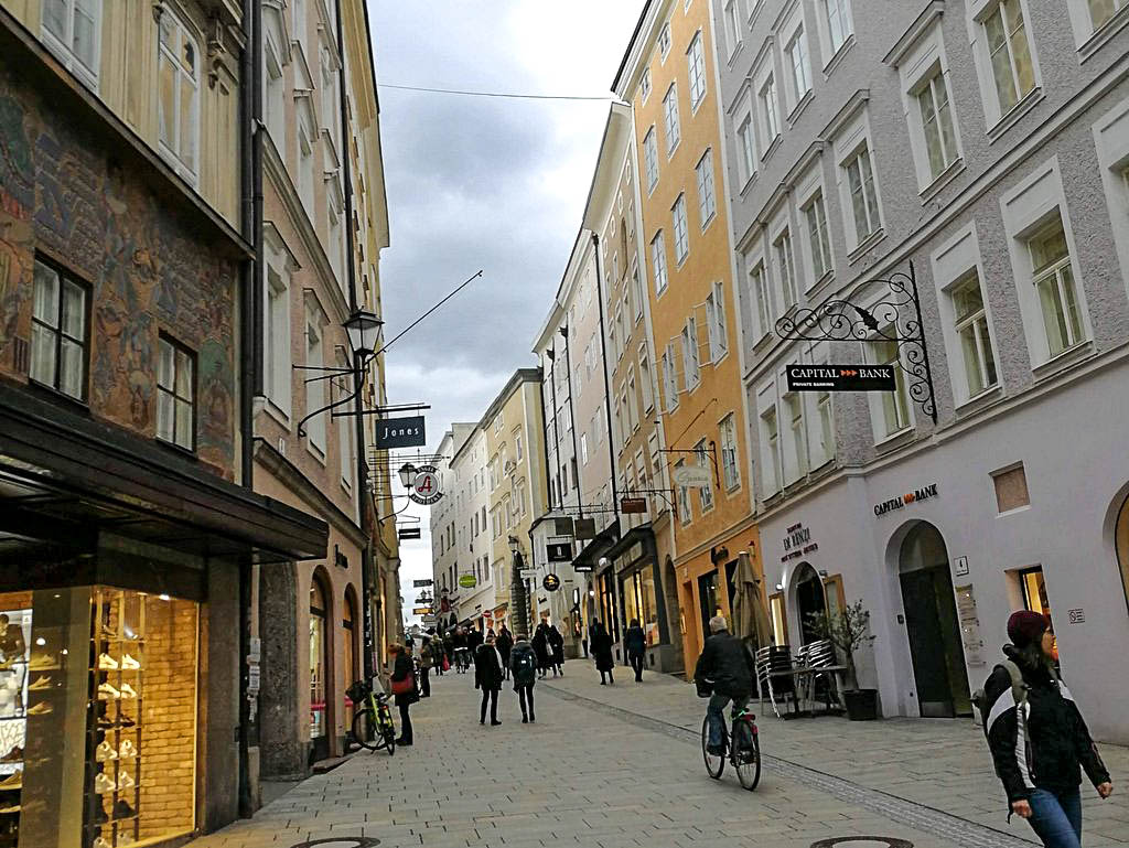 Linzergasse in Salzburg