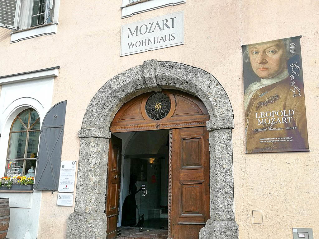 Eingang Mozart Wohnhaus