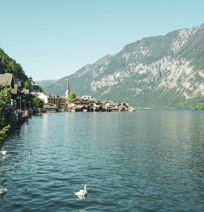 Sommerfrische im Salzkammergut; Ausflug an den Hallstätter See