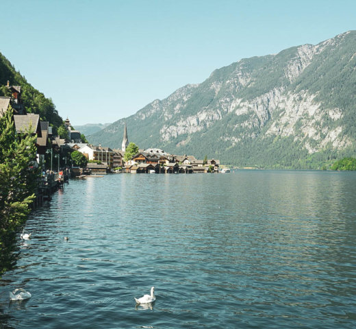 Sommerfrische im Salzkammergut; Ausflug an den Hallstätter See