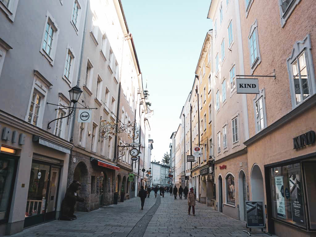 Linzergasse in der Salzburger Neustadt