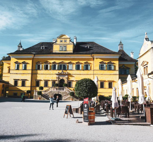 Bilder aus Salzburg; Spaziergang durch Hellbrunn