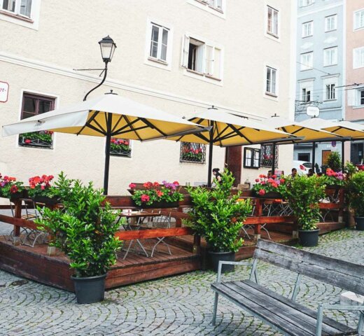 Gemütlich essen in der Salzburger Altstadt; Bio Restaurant Humboldtstubn
