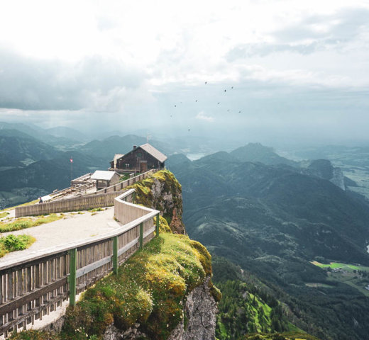 Über den Wolfgangsee hinauf auf den Schafberg
