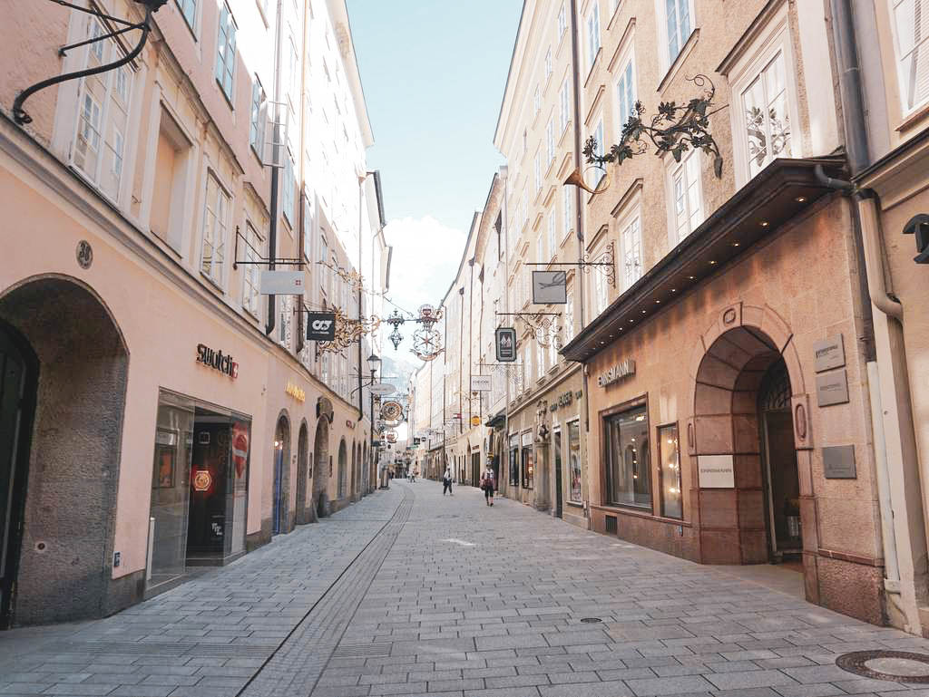 Getreidegasse in Salzburg