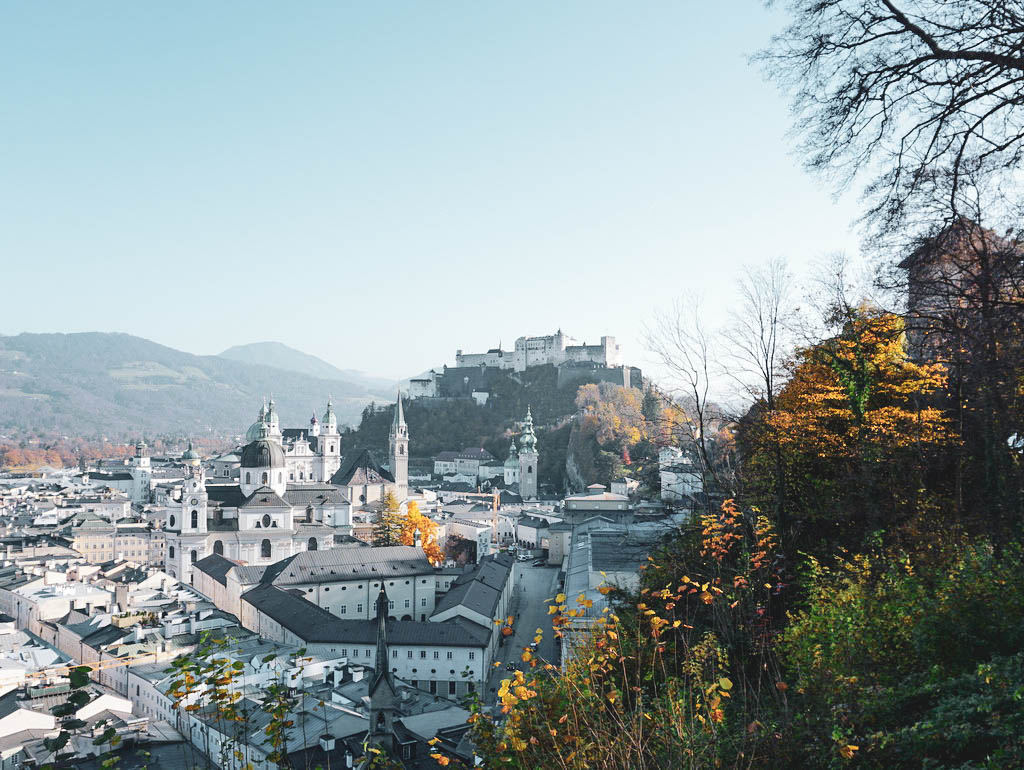 Blick auf die Salzburger Altstadt