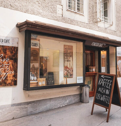 Fenster Café in der  Bürgerspitalgasse, Coffee to go vom Feinsten
