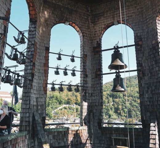 Das Salzburger Glockenspiel am Residenzplatz