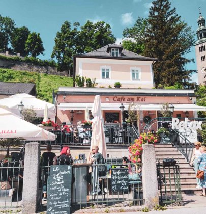 Café am Kai, Frühstück an der Salzach