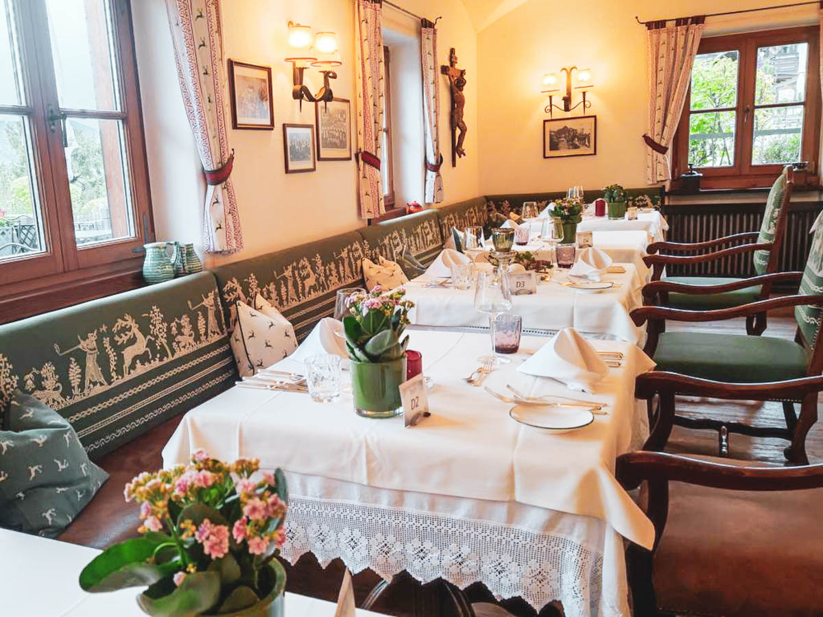 Restaurant im Ebners Waldhof.