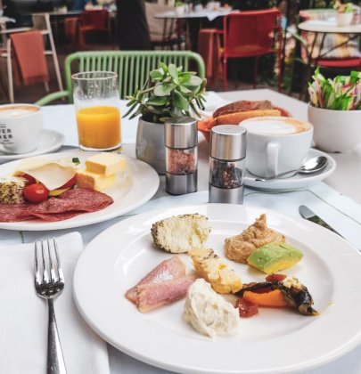 Frühstück im Hotel Auersperg im Andräviertel